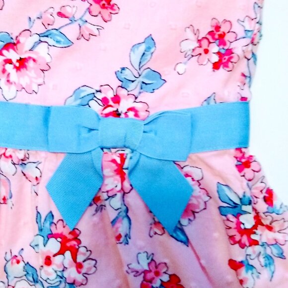 JANIE AND JACK BLOSSOM TOWN PINK FLORAL RUFFLE DRESS 3T - Picture 3 of 12